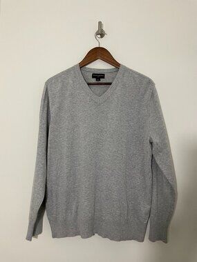 Banana Republic V-neck Sweater - Gray L